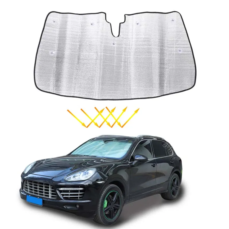 

For Porsche Cayenne 2011-2017 car Modification Accessories car Front Glass Sunshade/Summer UV Sunscreen Reflective Sunshade