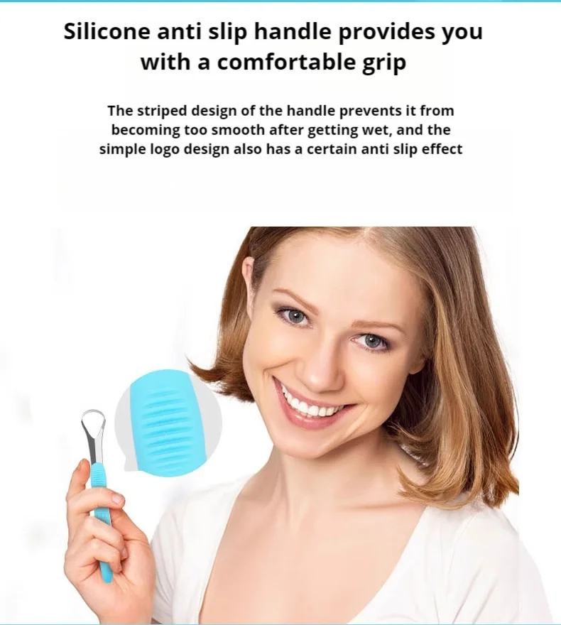 JETPIK Tongue Scraper,Tongue Cleaner Helps Fight Bad Breath Healthy Oral Hygiene Brush