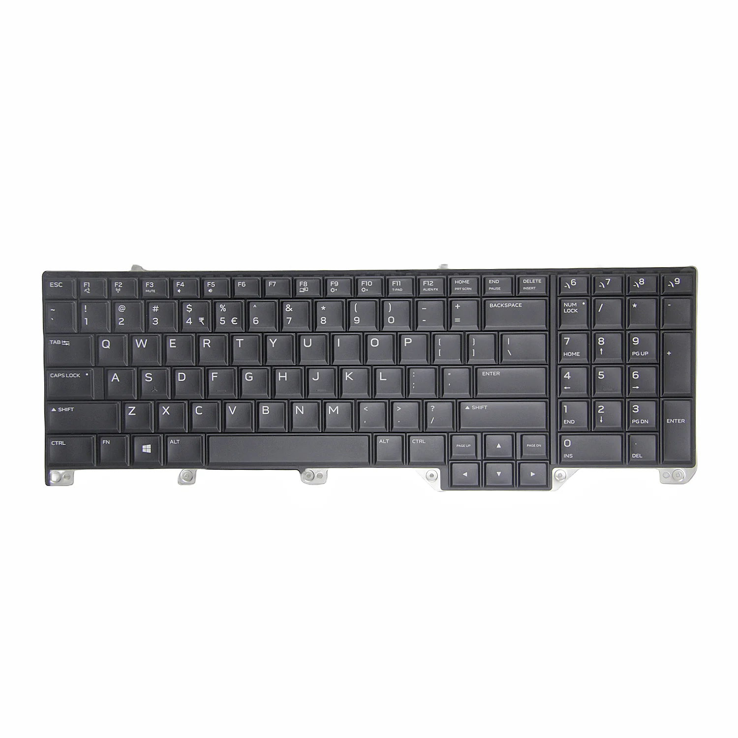 100%New US Original Keyboard For DELL For Alienware 17 R4 P31E 0WN4Y PK131QB1A00 V155725AS1 NSK-EE0BC 01 English RGB Backlit