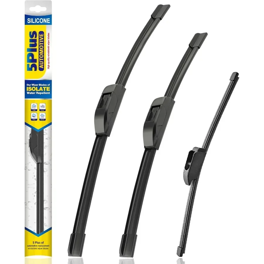 

Силиконовые сменные стеклоочистители для Kia Niro 20172022, набор из 3 лезвий 26 16 12, прочный автомобильный стеклоочиститель