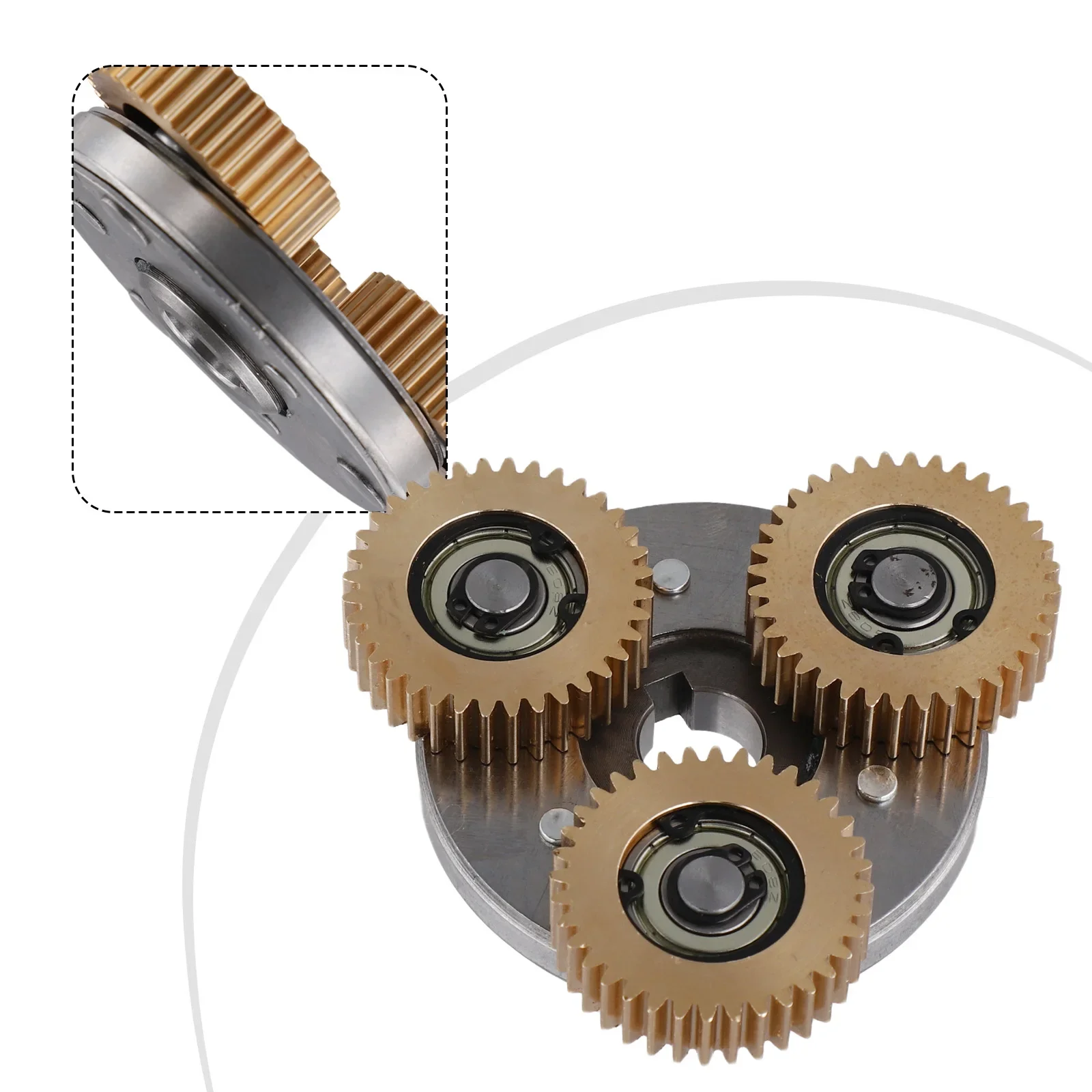 

E-Bike Motor Copper Gear Clutch Kit 36T 38x11mm Planetary Gear with 70mm Clutch for Bafang Electric Bike 250W/350W Motor