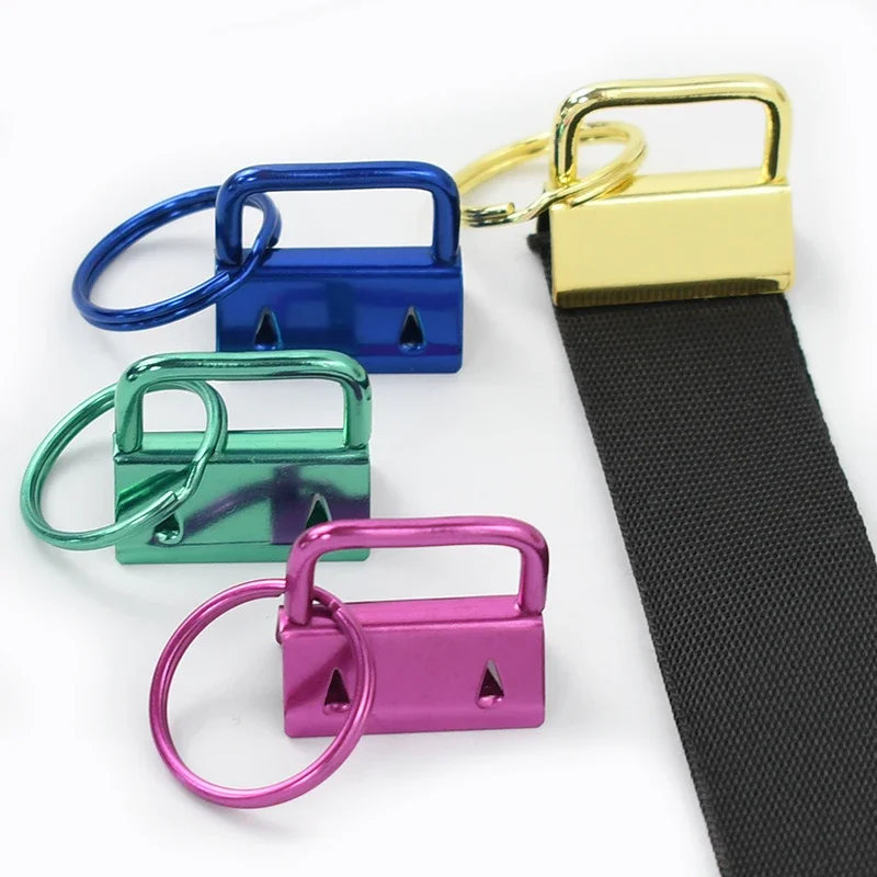 10Pcs 20/25/32mm Keychain Lanyard Repair Carabiner Clips Wristlets Webbing Strap Metal Tail Clip Buckle Openable O Ring Hook - Image 4