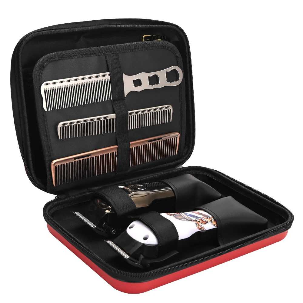 

Portable Large Capacity Barber Shop Storage Box Hairdressing Scissors Comb Tools Organizer Case