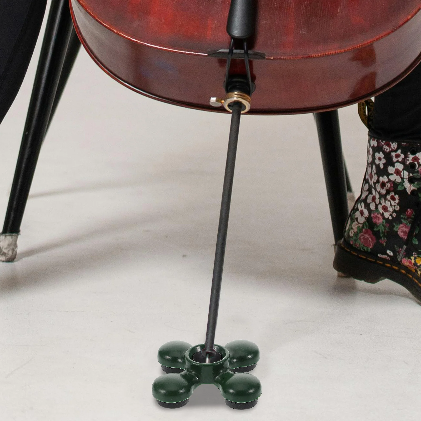 

Professional Cello Plastic Anti-Slip Mat Endpin Stopper Sturdy Stylish Cello Floor Protector Instrument Accessories