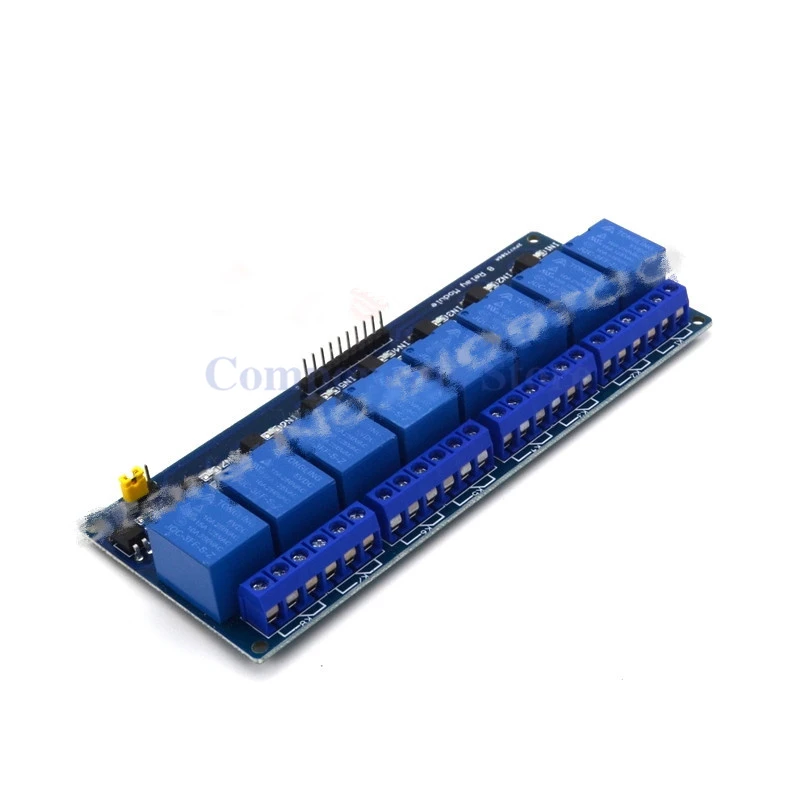 Módulo de canal de relé para arduino, módulo de relé de 5v, 12v, 1, 2, 4, 6 y 8 vías con salida de relé optoacoplador