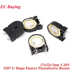10Pcs/5pcs 2207 U Shape Piezo Buzzer 20P AC Passive Piezoelectric Buzzer 22x7mm High Temperature Resistance For Microwave Oven
