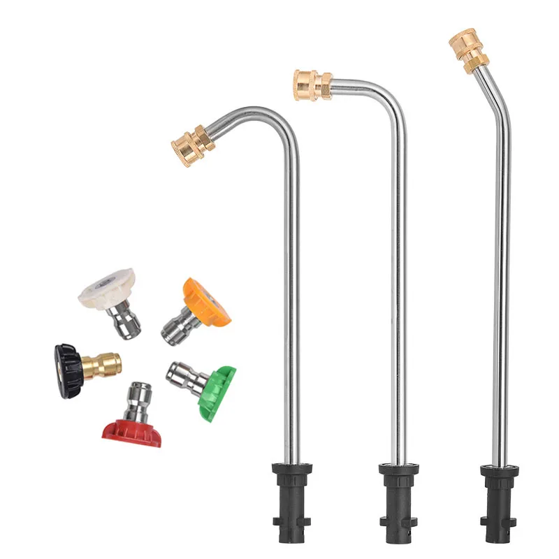 

Очиститель высокого давления, автомойка, водяной пистолет, удлинитель, быстроразъемное сопло для Karcher K2 K5, удлинитель из нержавеющей стали