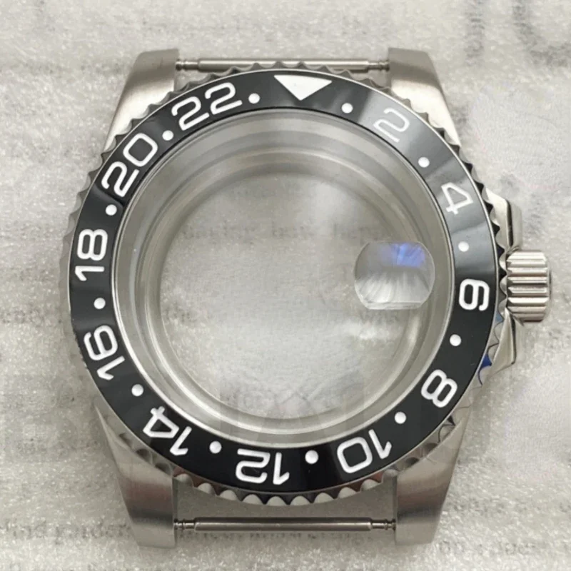 

40mm NH35 Case 8215 Gmt Sapphire Glass Transparent Bottom Cover Suitable for Seiko NH35 NH34 NH36 Movement Men NEW Style