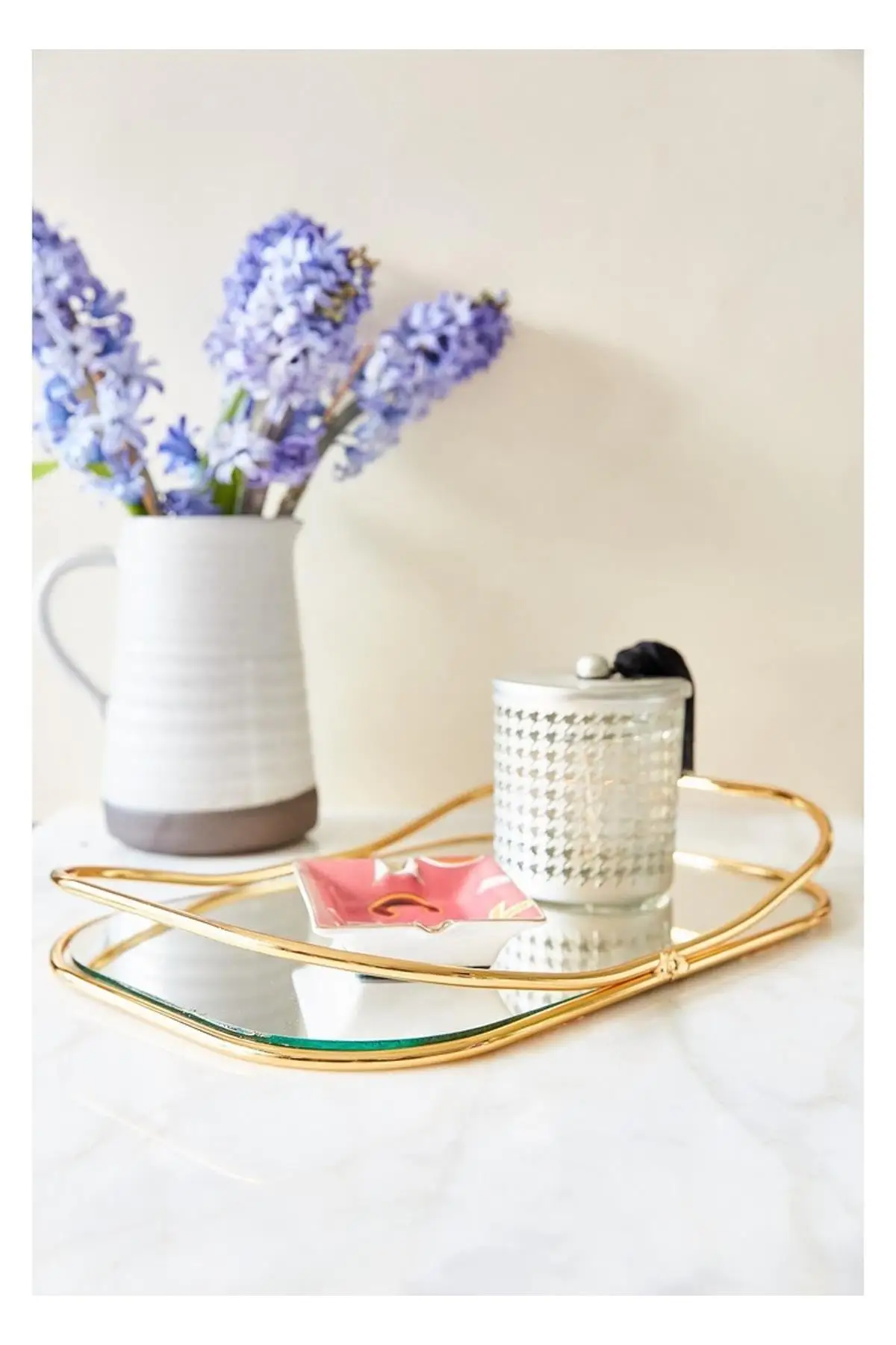 

DOLBOVI Gold Color Bow tray Coated luxury Presentation Engagement tray tray поднос plateau luxury
