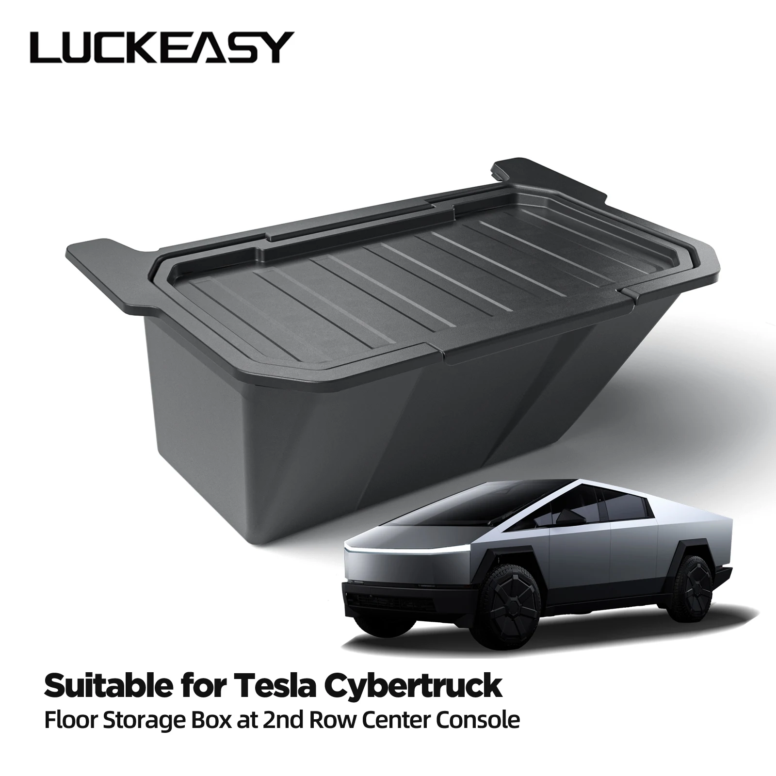 Für Tesla Cybertruck 2024 2025, Rücksitz-Aufbewahrungsbox unter der Lüftungsschlitze, Aufbewahrungskoffer, Mülleimer, Organizer, Auto-Innenzubehör