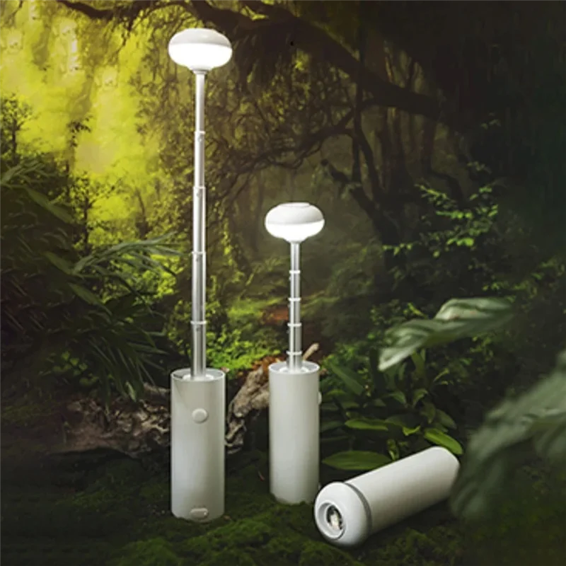 

AT43-Multifunctional Outdoor Emergency Work Light 5000Mah Rechargeable Camping Light Portable Telescopic Lantern Green