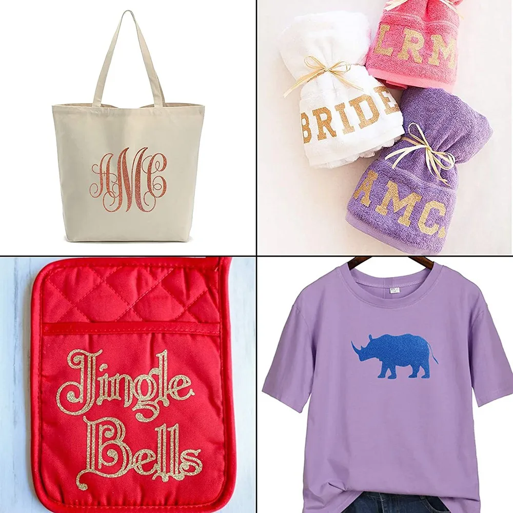 25x30 سنتيمتر بريق الليزر لامع قوس قزح الترتر شريط أنماط نقل الحرارة الفينيل الحديد على التي شيرت HTV ورقة DIY بها بنفسك مهرجان زي