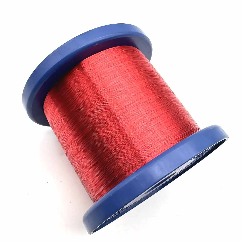 1kg/Roll 0.04mm~0.2mm QA-1/155 (2UEW)Enameled Copper Wire Machine Enamel Winding Stripping Coil Magnet Magnetic Wires
