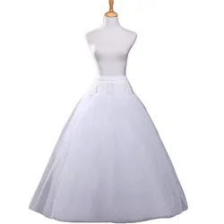 Adult Plus Size Petticoats for Women Floor Length Crinoline NO Hoop Long Petticoat Underskirt Puffy Skirt for Wedding Dress Ball
