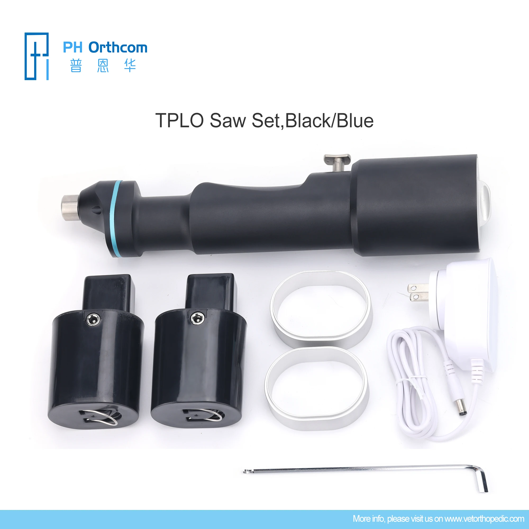 

Аккумуляторная ветеринарная пила для собак TPLO с различными лезвиями R8/R10/R15, автоклавируемая, с низкой вибрацией, для разрезания CCL