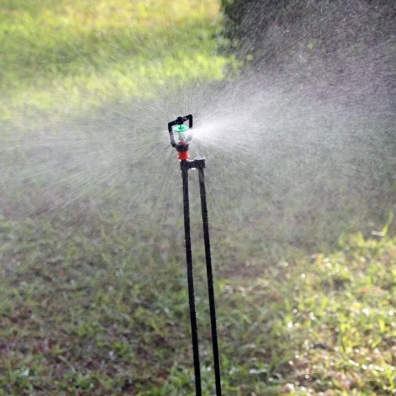 Automatic irrigation PE pipe punching 1 meter ground plug rotating micro nozzle
