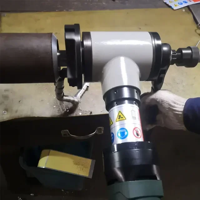 ISE-80 electric power Inside Mounted Portable  Steel Pipe Beveling Facing Machine  1" - 3"