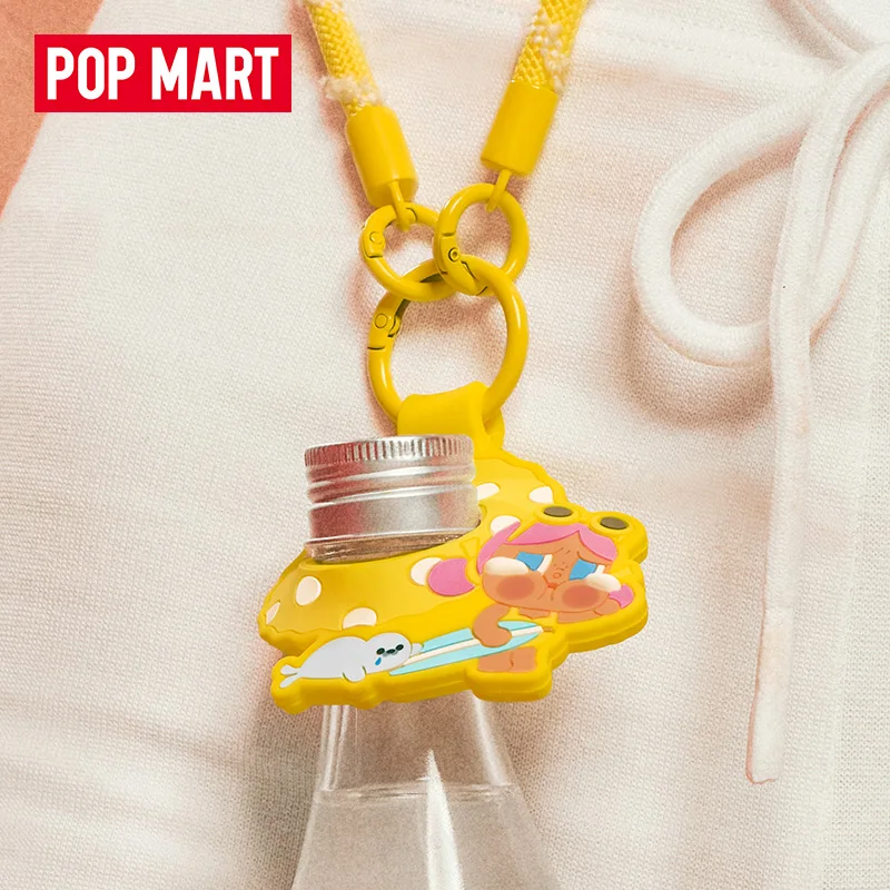 Genuine POP MART CRYBABY Vacation Mode on Series Long Phone Lanyard Blind Box Official Trendy Collectible Accessory