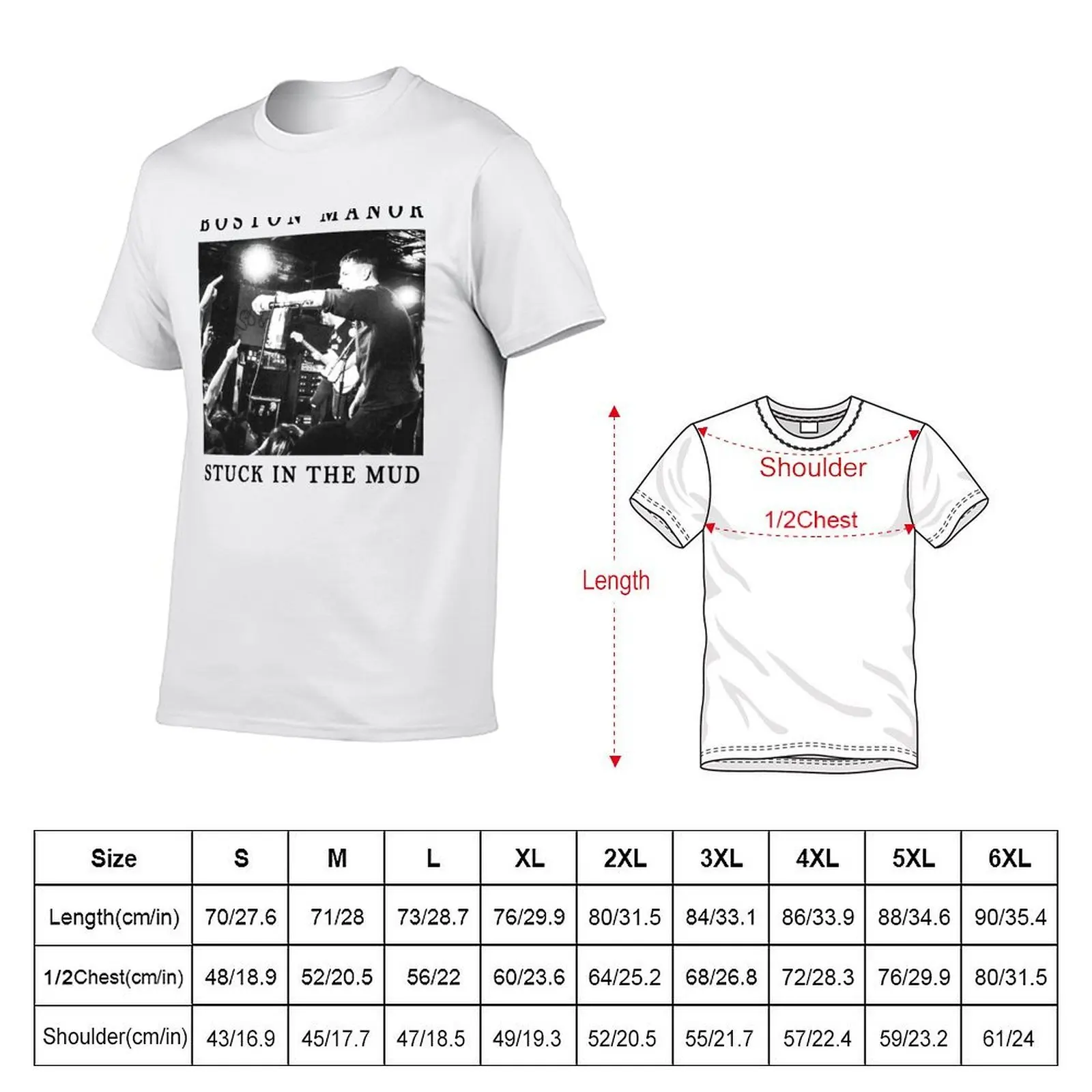 Boston Manor - Stuck In The Mud Show Photography T-Shirt anime shirt summer shirt mens t shirts pack