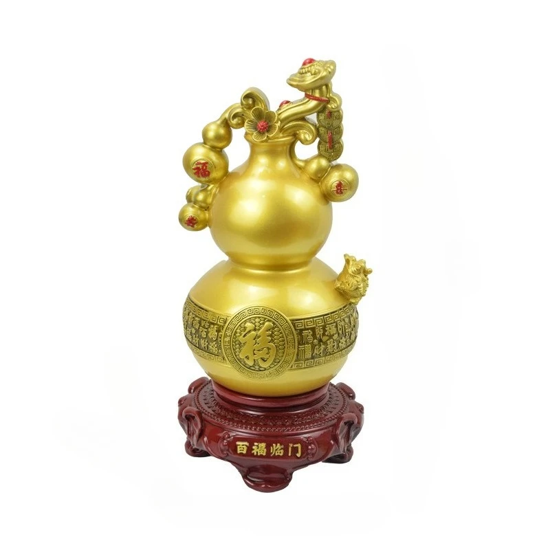

Entrance, entrance, gourd, ornament, company, home, desktop, ornament, resin, handicraft