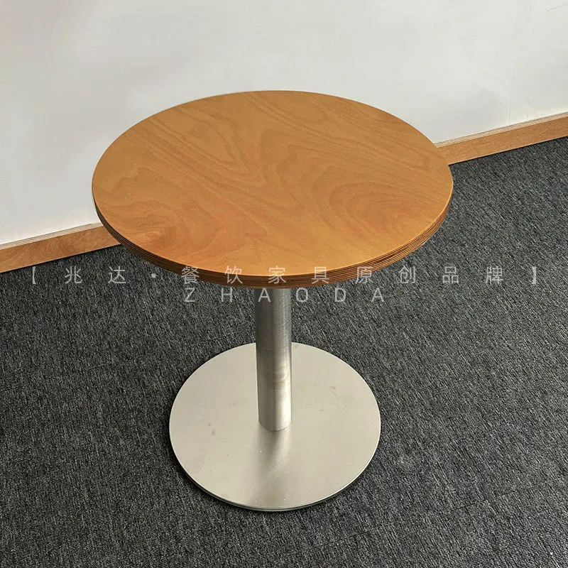 

Особо круглый журнальный столик для пекарни, небольшой минималистичный светильник, роскошный обеденный стул, мебель для кафе, стол Kawowy XY40KFZ