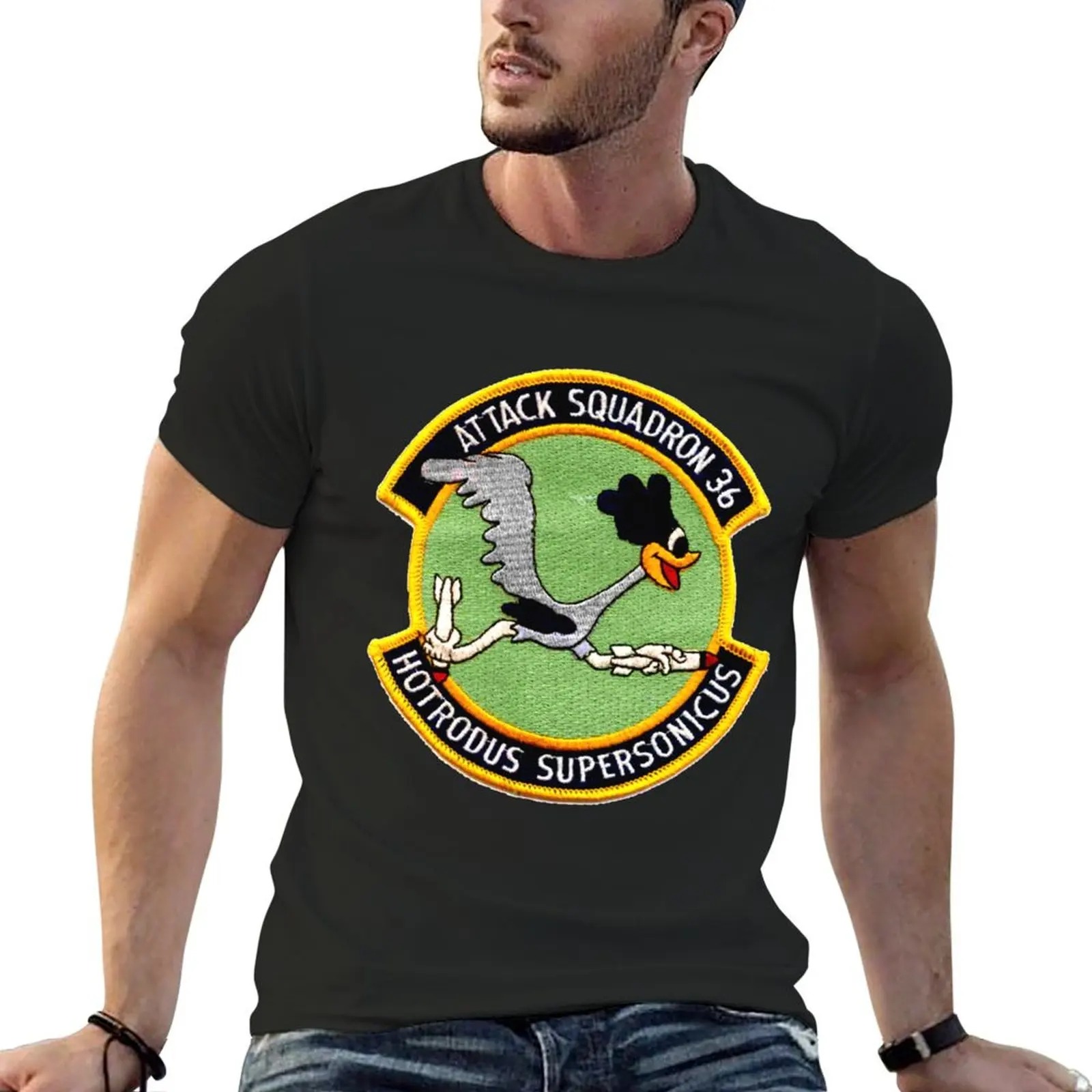 VA-36 Roadrunners Alternate Patch T-Shirt heavyweights essential t shirt graphics men tshirt