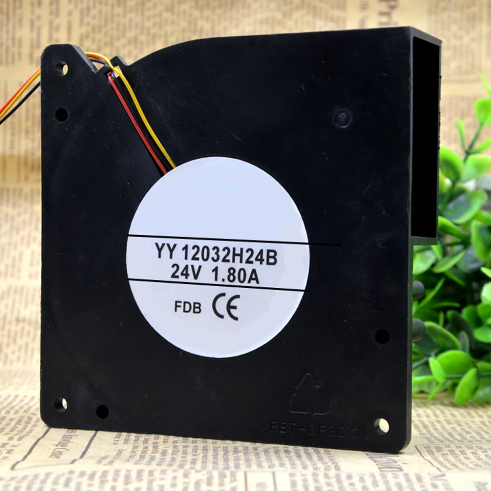 YY12032H24B 24V 12032 120*120*32mm Double Ball Blowers Cooling Fan