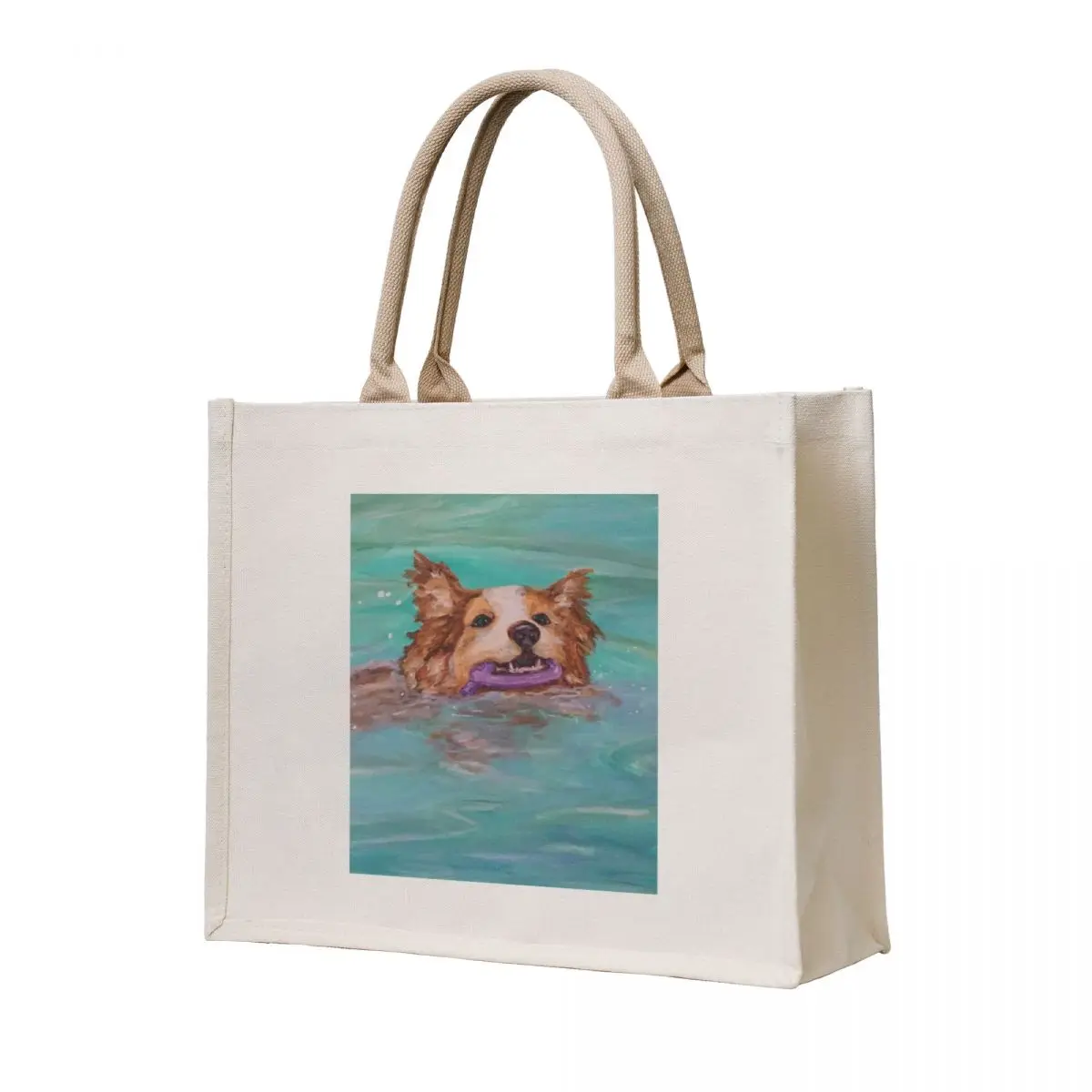 

Pool Party for Pup Tote Bag shopping cart bags Big bag women personalized tote custom tote bag