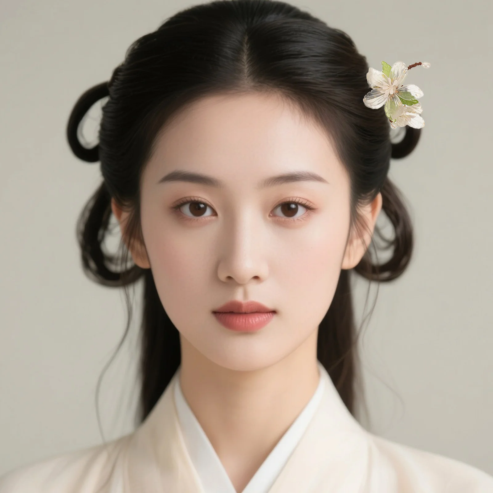 2 Stück chinesische Quasten-Blumen-Haarnadeln, handgefertigte Hanfu-Accessoires aus Holz, elegantes Blumendesign für Hochzeiten, Partys