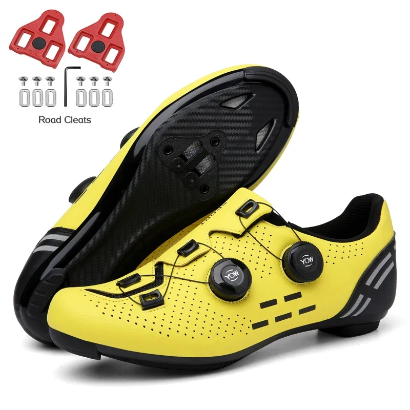 2022 Speed Cycling Shoes Carbon Road Bike Boots SPD Racing Women MTB Flat Sneakers