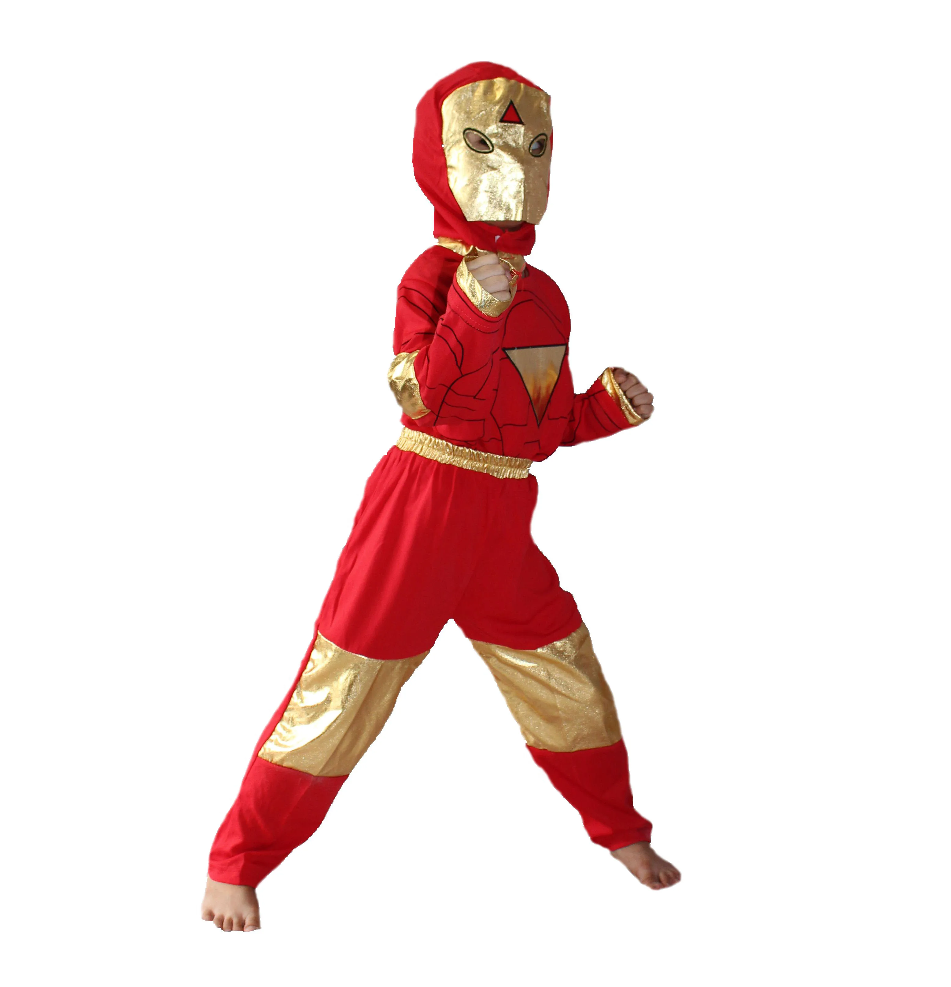 Halloween 3 - 7 years Long sleeve Three piece suit  Tony stark modelling costumes Play clothes