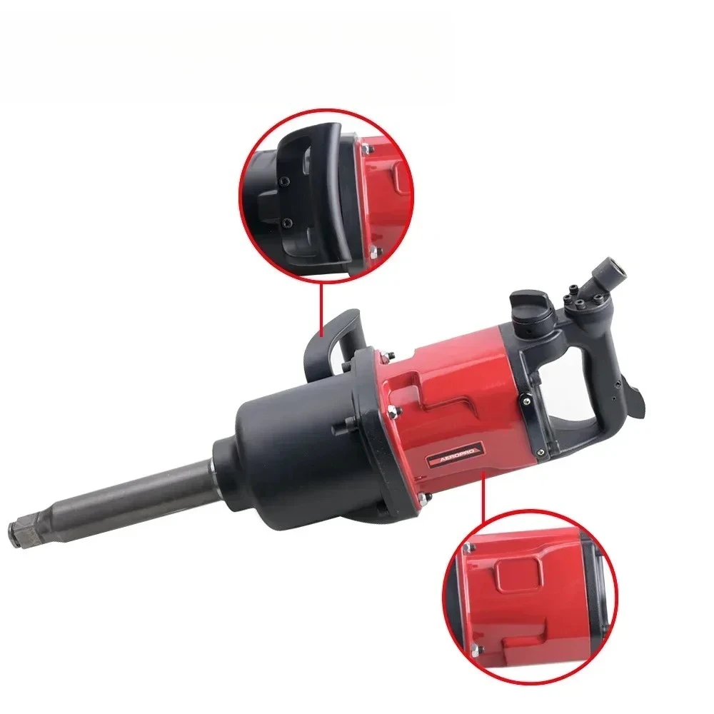 AP7495 1‑Inch Drive 3400N・m Heavy‑Duty Pneumatic Impact Wrench Air Spanner for Heavy‑Truck Tire Repair