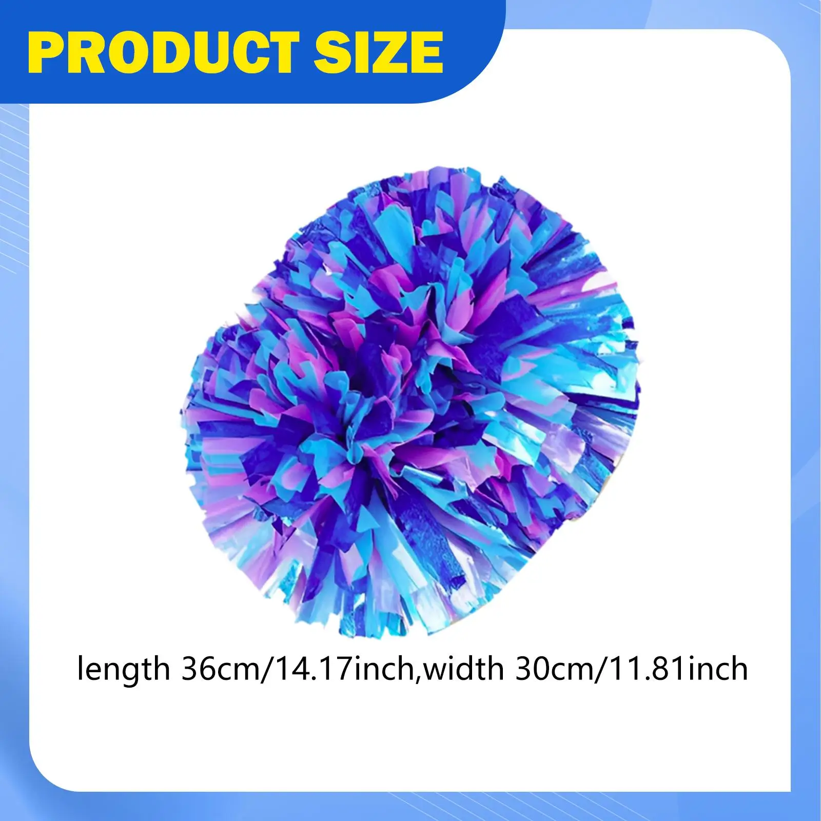 

2 шт. помпонов для чирлидинга, цветочные помпоны с ручкой для групп поддержки, для командных праздников и соревнований