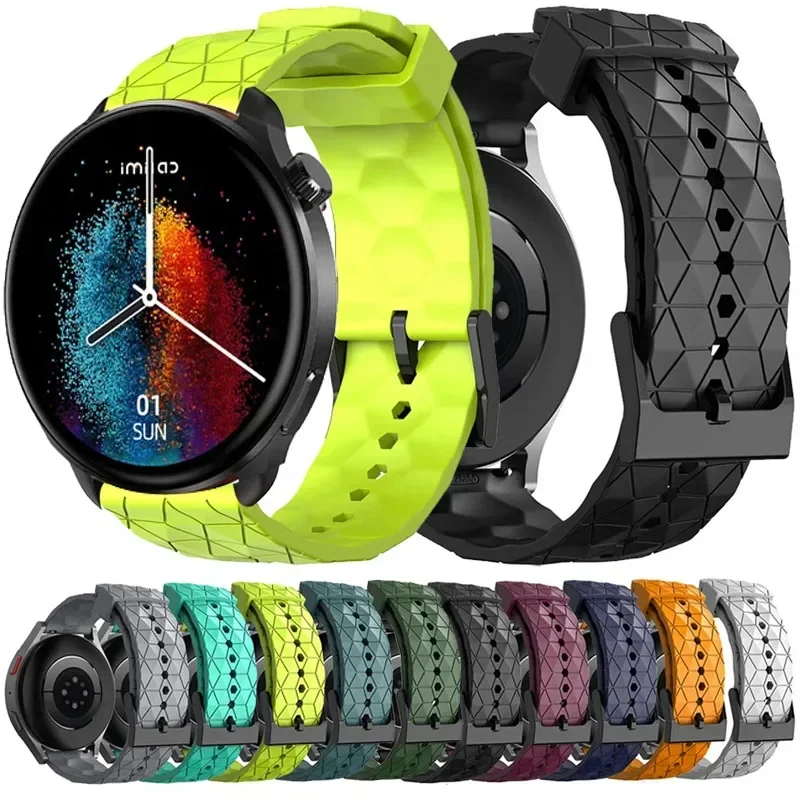 Correa de reloj de 22mm para IMILAB W13, correa de natación, reloj inteligente, pulsera deportiva de silicona para IMILAB KW66/YAMAY SW022, pulsera de repuesto