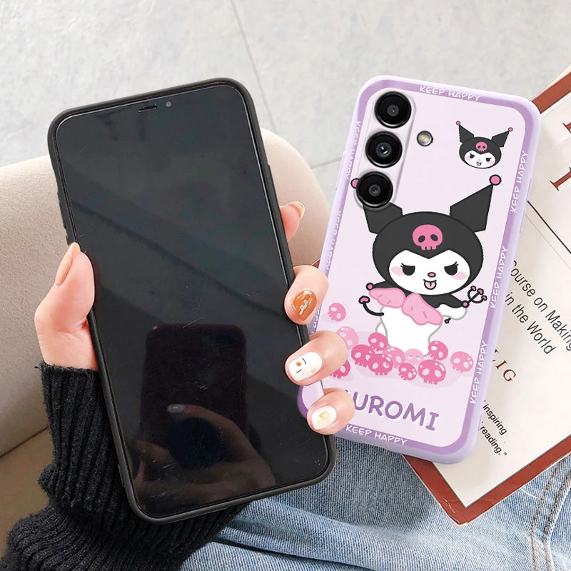 For Samsung Galaxy S21 FE Plus Ultra S22 Plus Ultra S23 Plus Ultra FE S24 Plus Ultra FE Cartoon Sanrio Popular Luxury Phone Case