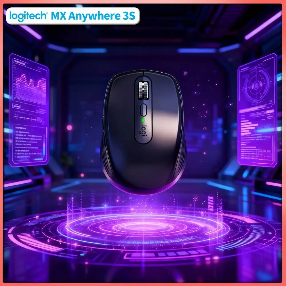 Wireless MX Anywhere 3S - 8K DPI, MagSpeed Scroll, Anti-Slip, Perfect for Fashion Creative Studio & Design Task