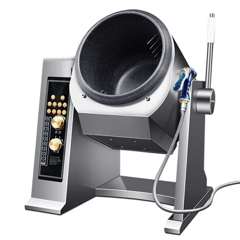 Automatic cooking machine commercial large canteen intelligent drum cooking pot
