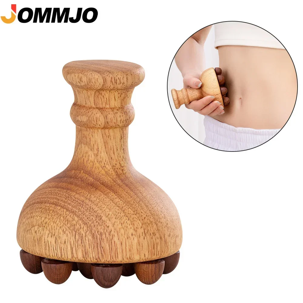 Therapy Massage Tools | Wooden Mushroom Massager | Lymphatic Drainage Massager Wood | Maderoterapia Kit