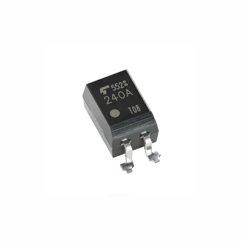 2pcs TLP240A (TP1 F SMD-4P solid-state relay optocoupler 1-channel normally open normally open 60V/0.1A isolation voltage)