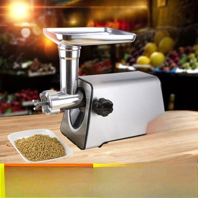 Electric household stainless steel pet cat dog food fishing bait feed pellet machine