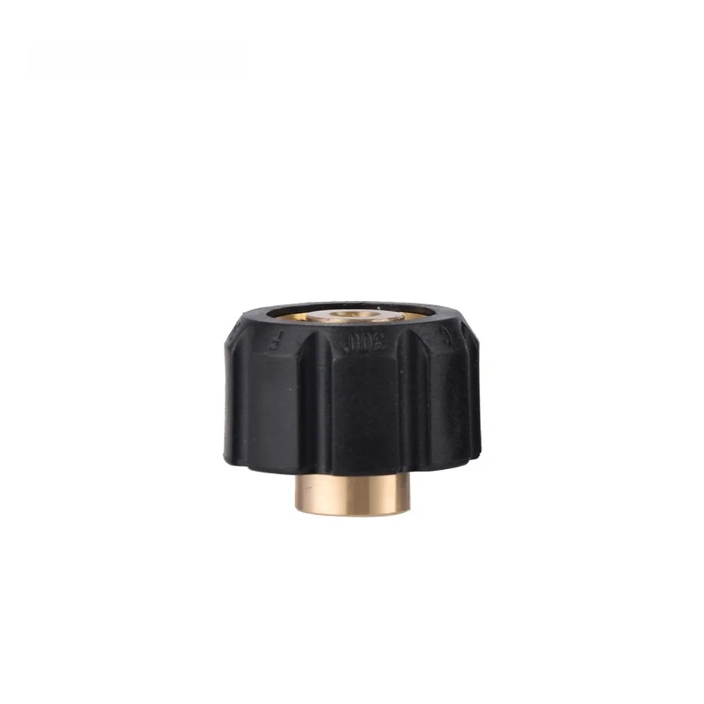 1pc Car Wash Foam Nozzle Adapter Quick Connect 1/4 Live Joint For High-pressure Water Device Easy Installation