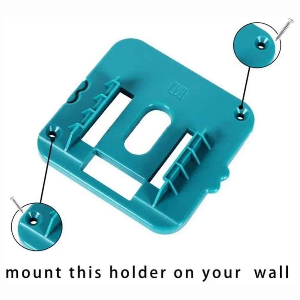 Li-ion Battery Holder Storage Fixed Bracket Installation Base Display Rack For Makita For Milwaukee For Dewalt 18V 20V Battery