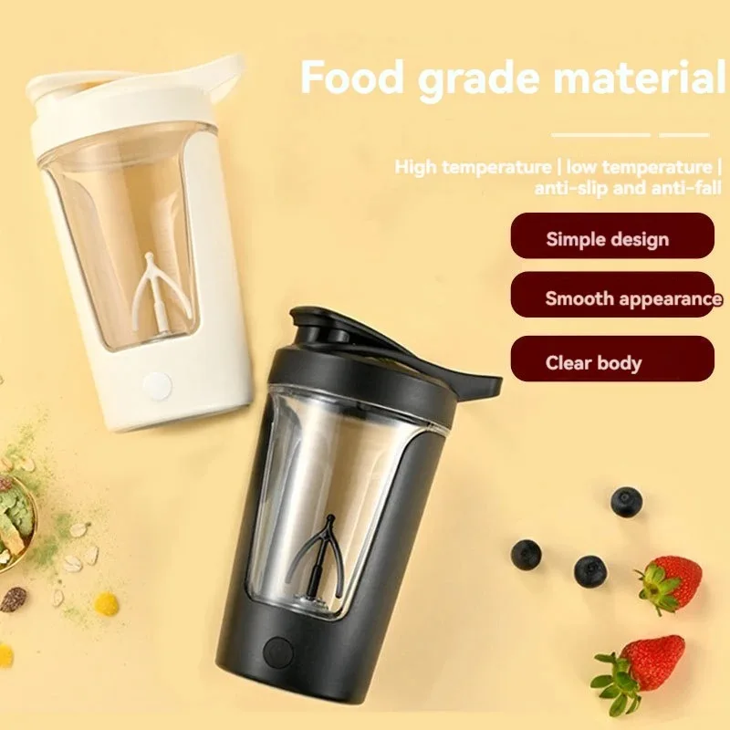 Electric Automatic Mixing Cup Portable Whey Protein Shaker Bottle USB Rechargeable Mini Portable Coffee Cup For Home