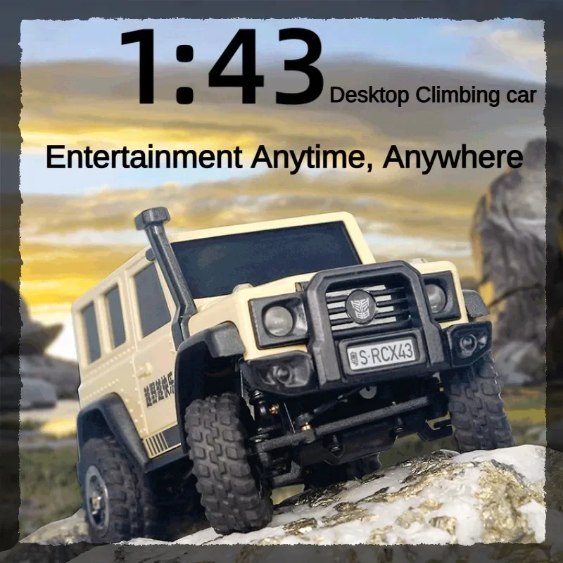 

1/43 LDARC 4WD Off-road Vehicle Mini Simulation Climbing Vehicle Drive Wrangler Remote Control Model Car