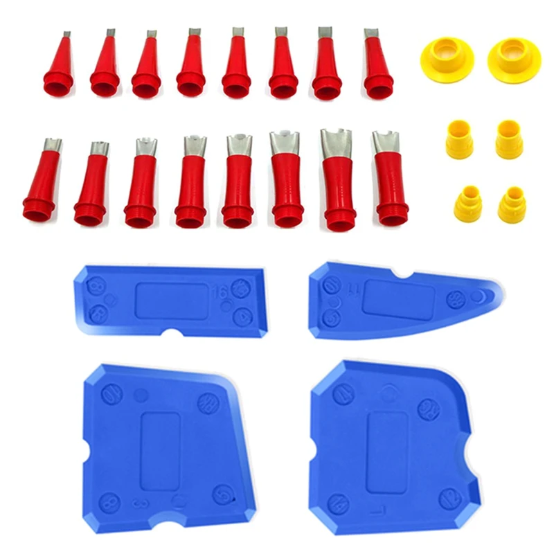 

Hot Caulking Finisher Kit Stainless Steel Caulk Nozzle Applicator Caulking Finisher Glue With For Kitchen Bathroom