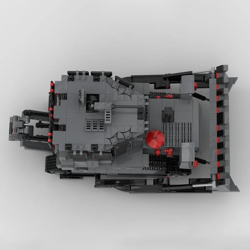 لودر أطفال بالريموت كنترول Moc قوالب بناء وحدات IDF D9R رافعة شوكية نموذج تكنولوجيا كتل عيد الميلاد لتقوم بها بنفسك لعبة هدايا البناء #2