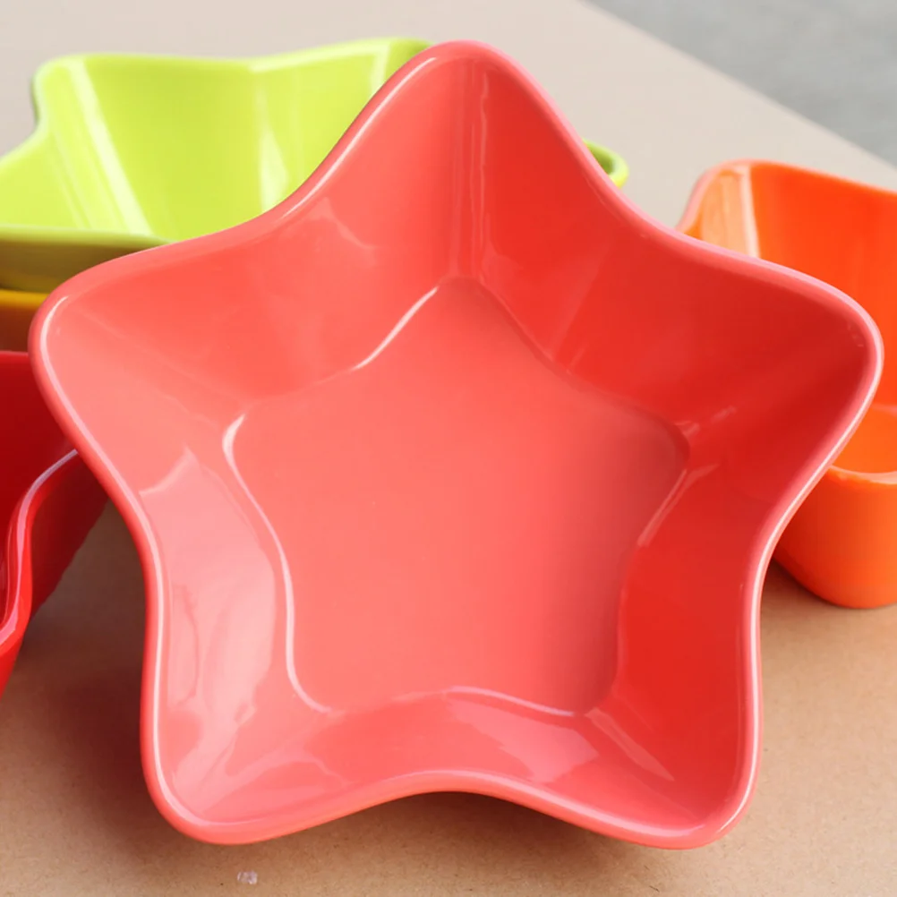 

1Pcs Stylish Star Bowl Anti-Fall Design for Kids Ideal for Serving Candies Fruits and Dishes 16x15.5x5.4cm Star Dessert Bowl