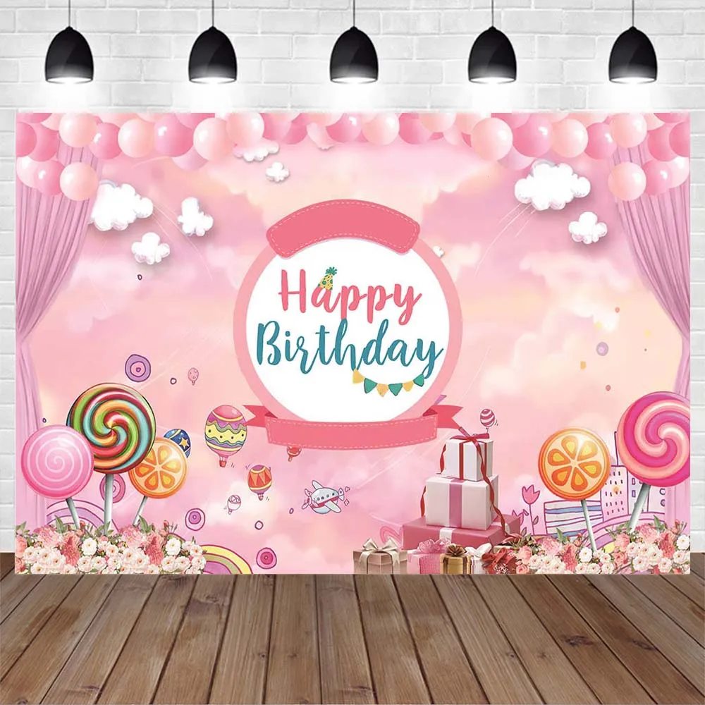 Kẹo Sinh Nhật Chủ Đề Nền Chụp Ảnh Hoan Nghênh Bạn Đã Đến Candyland Bé Con Sinh Nhật Phông Nền Trang Trí Biểu Ngữ Photocall