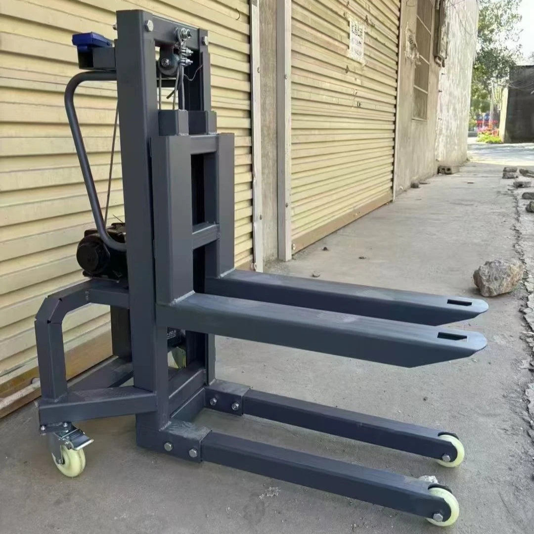 Portable Stacker Handling Forklift Self Loading Forklift Lift Electric Material Handling  Forklift In Stock CE for Warehouse Use