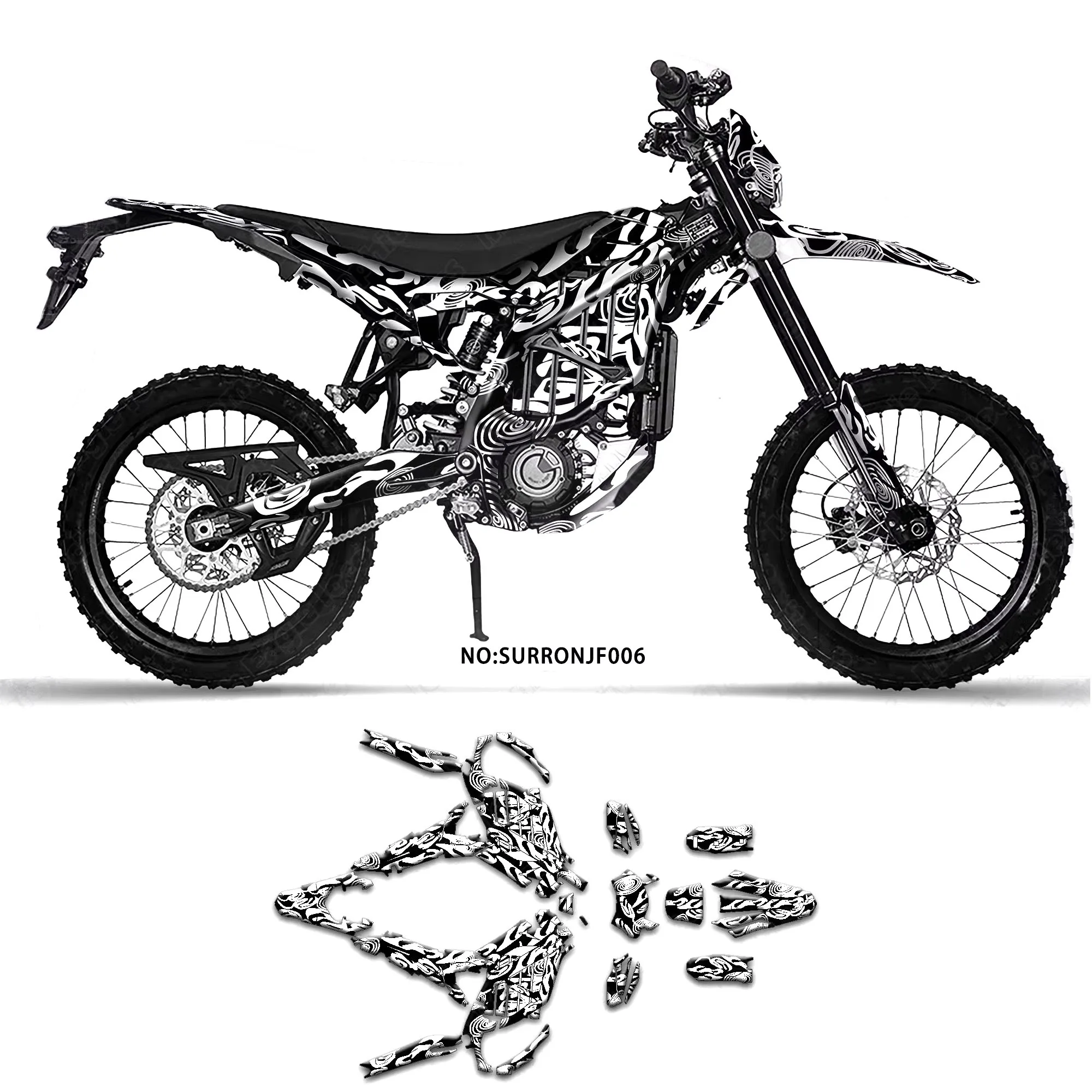 

2022-2025 Ultra bee Graphic decal Electric dirt bike stickers body decoration protection sticker film decal mod Graphics